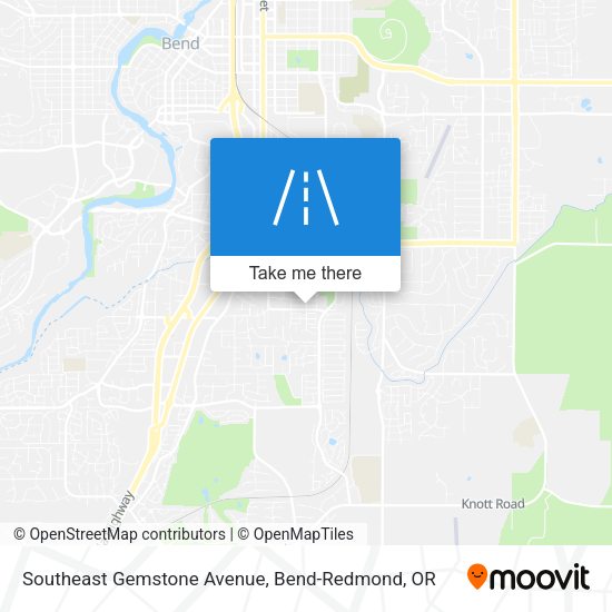 Southeast Gemstone Avenue map