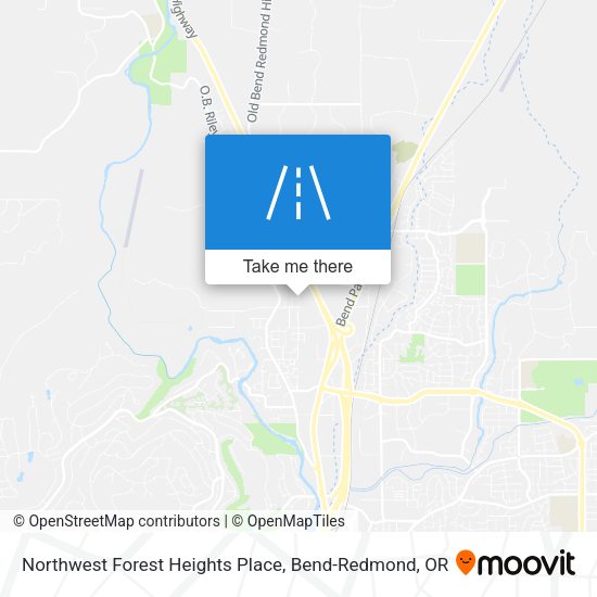 Mapa de Northwest Forest Heights Place
