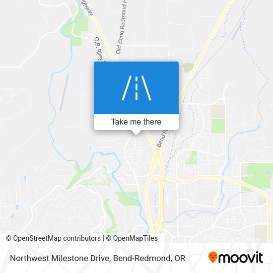 Northwest Milestone Drive map