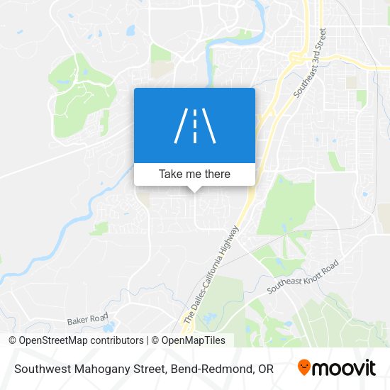 Mapa de Southwest Mahogany Street