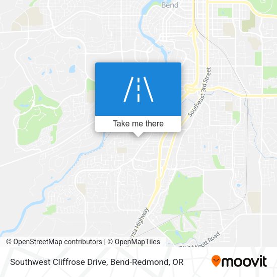 Mapa de Southwest Cliffrose Drive