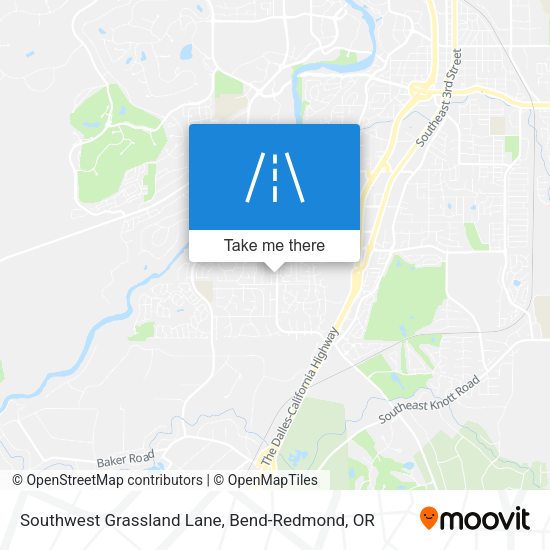 Mapa de Southwest Grassland Lane