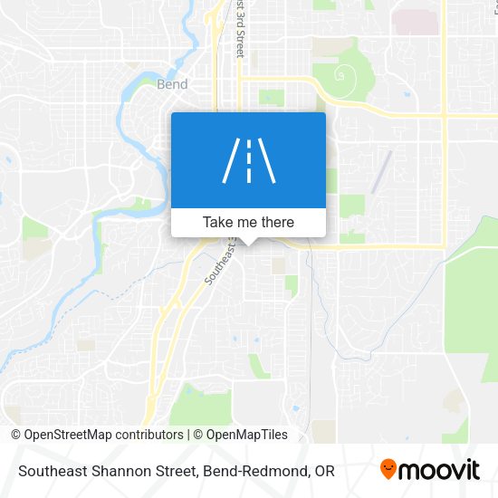 Mapa de Southeast Shannon Street