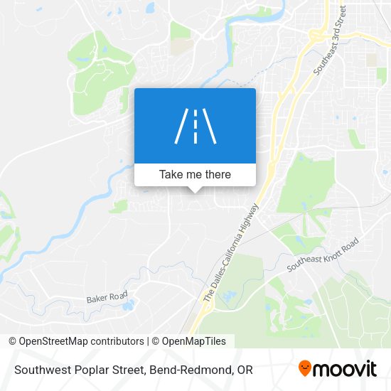 Mapa de Southwest Poplar Street