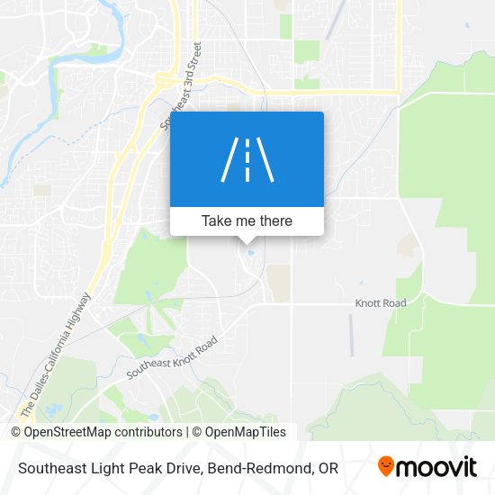 Southeast Light Peak Drive map