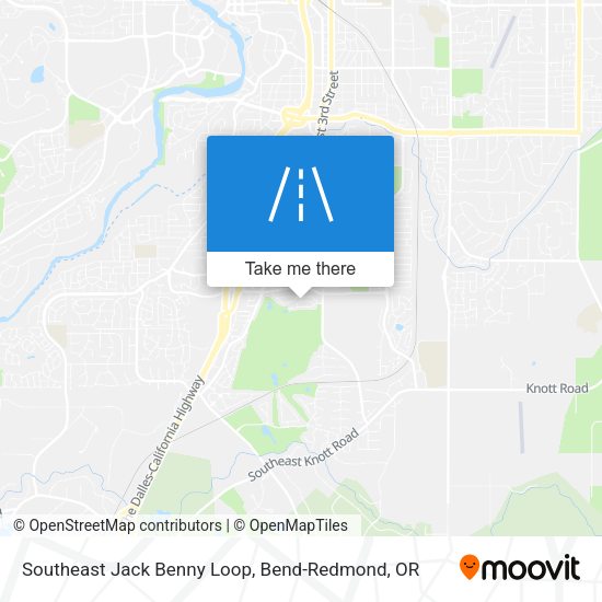 Mapa de Southeast Jack Benny Loop