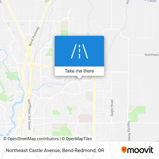 Northeast Castle Avenue map