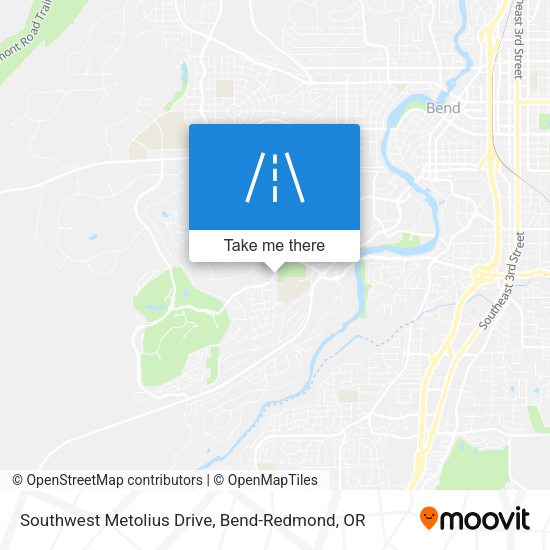 Mapa de Southwest Metolius Drive