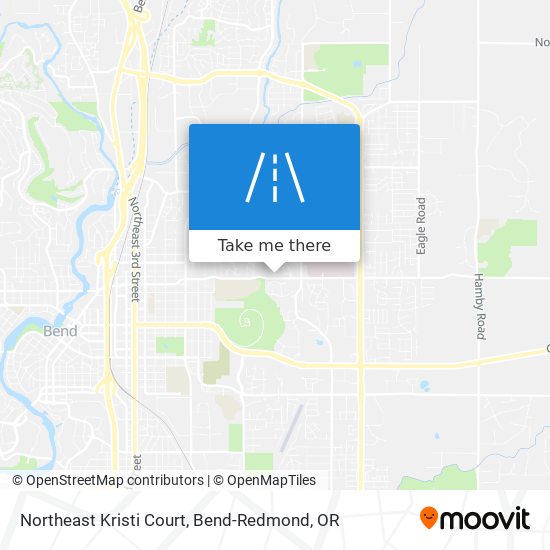 Northeast Kristi Court map