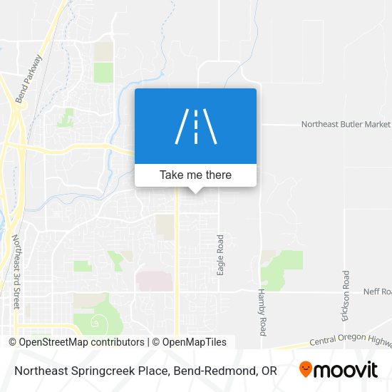 Northeast Springcreek Place map