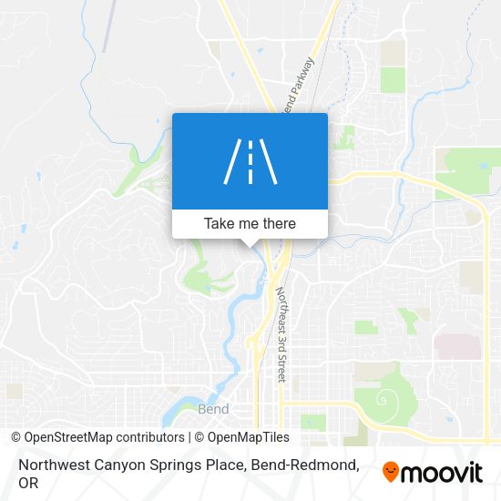 Mapa de Northwest Canyon Springs Place