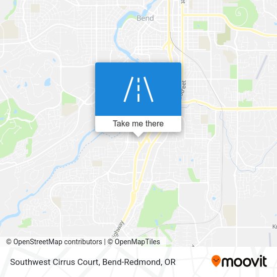 Southwest Cirrus Court map