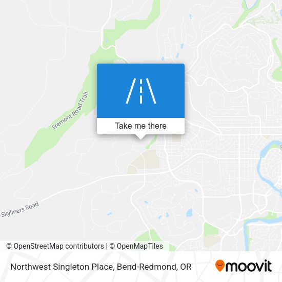 Northwest Singleton Place map