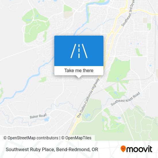Southwest Ruby Place map