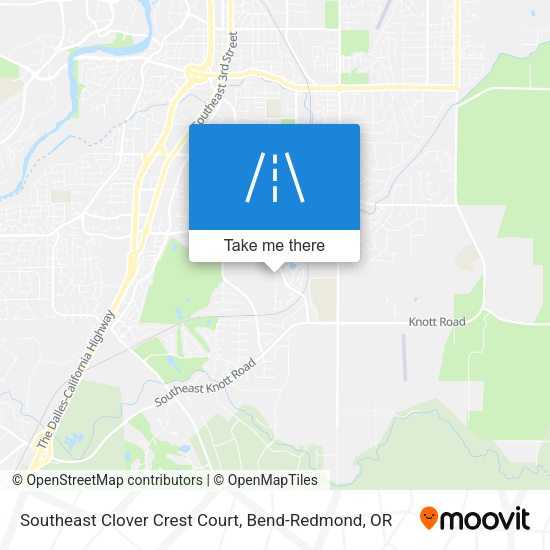 Southeast Clover Crest Court map