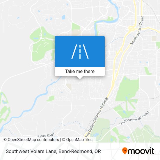 Southwest Volare Lane map