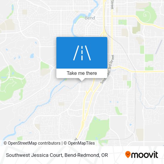 Southwest Jessica Court map