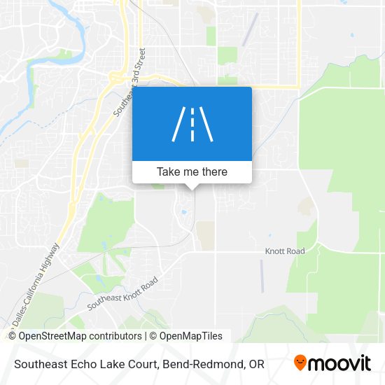 Southeast Echo Lake Court map