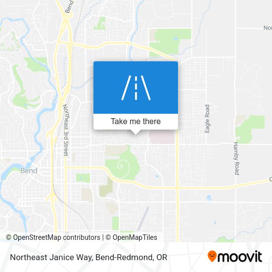 Northeast Janice Way map