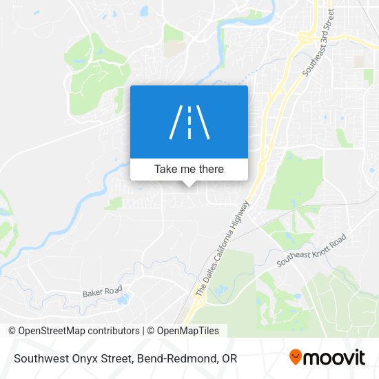 Mapa de Southwest Onyx Street