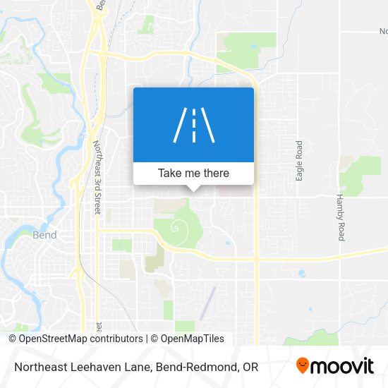Northeast Leehaven Lane map
