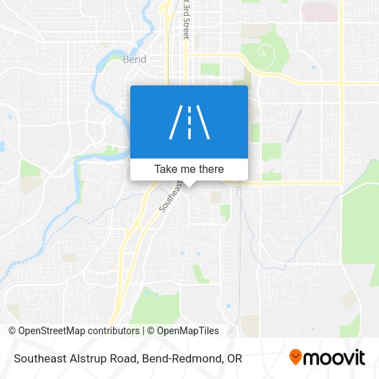 Southeast Alstrup Road map