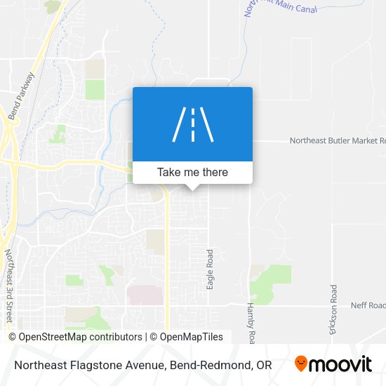 Mapa de Northeast Flagstone Avenue