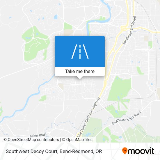 Southwest Decoy Court map