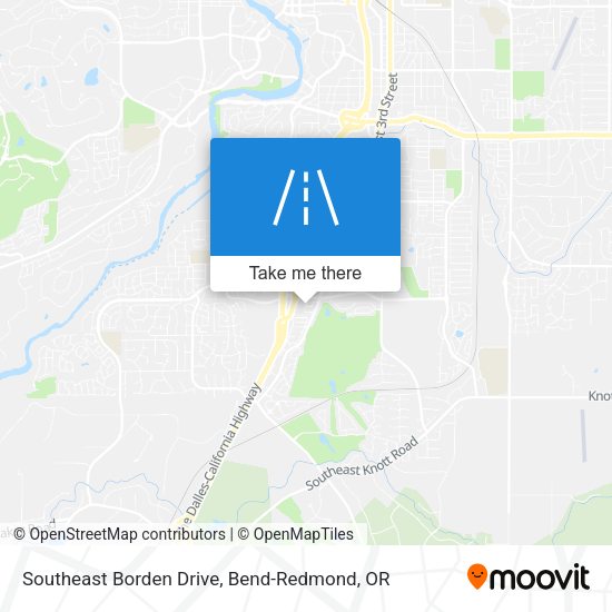 Southeast Borden Drive map