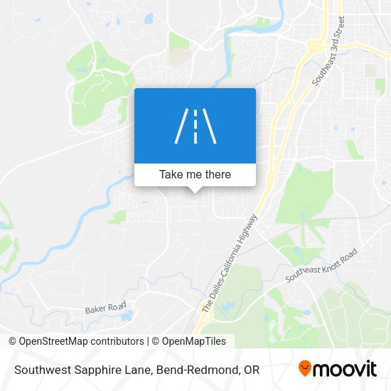 Southwest Sapphire Lane map