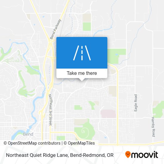 Northeast Quiet Ridge Lane map