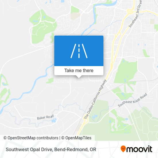 Southwest Opal Drive map