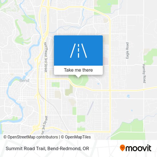 Summit Road Trail map