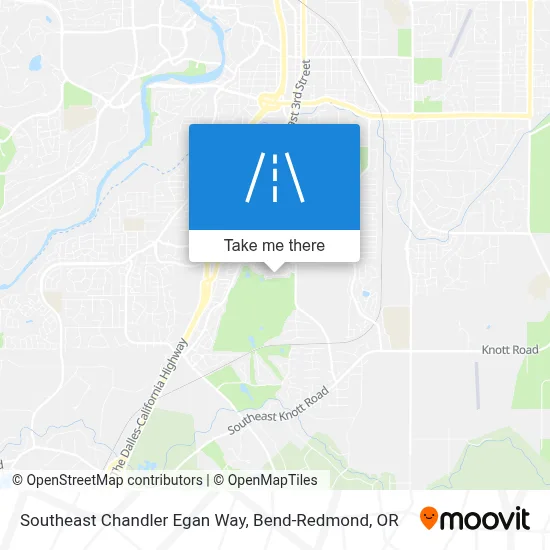 Southeast Chandler Egan Way map