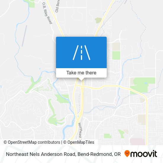 Northeast Nels Anderson Road map