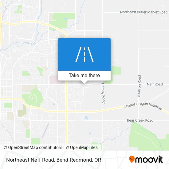 Northeast Neff Road map