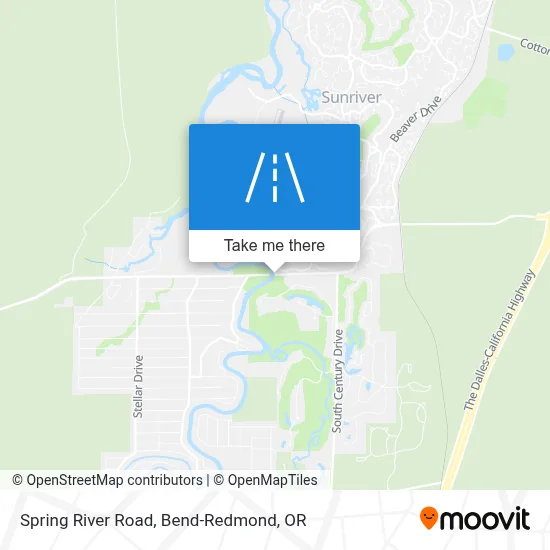 Spring River Road map
