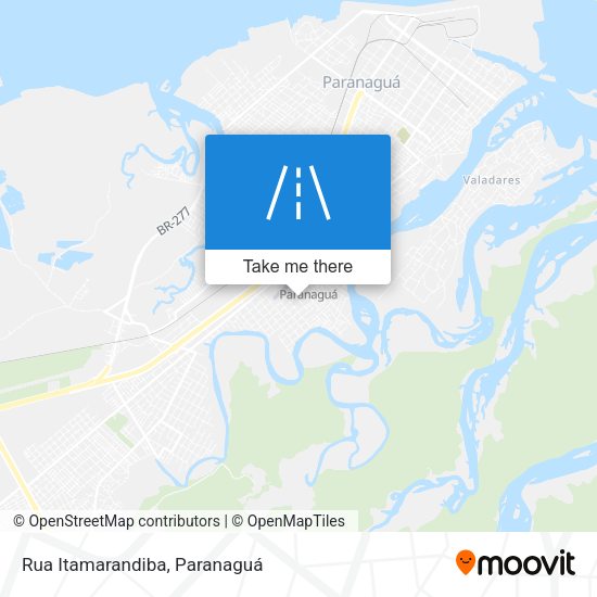 Rua Itamarandiba map