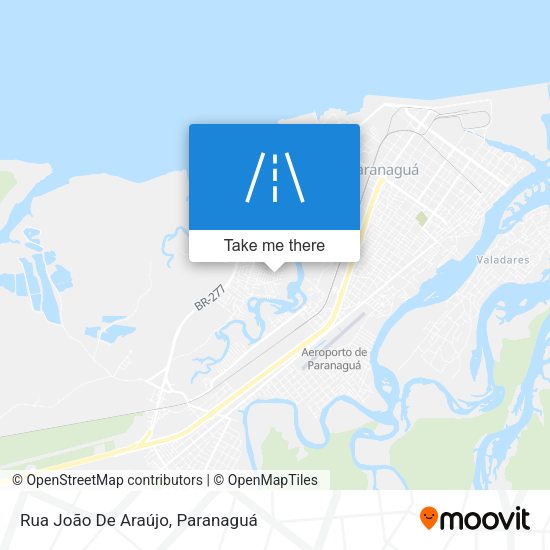Rua João De Araújo map