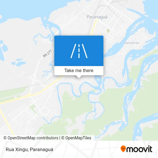 Rua Xingu map