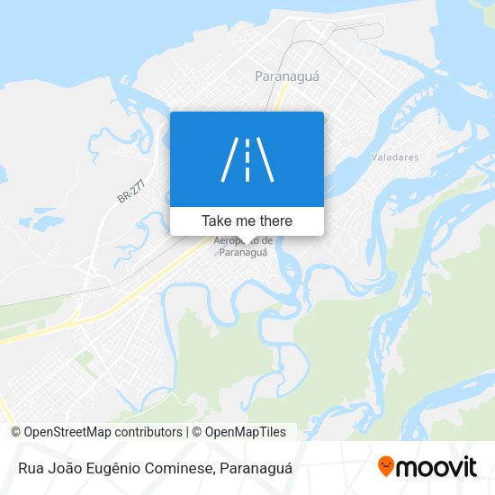 Rua João Eugênio Cominese map