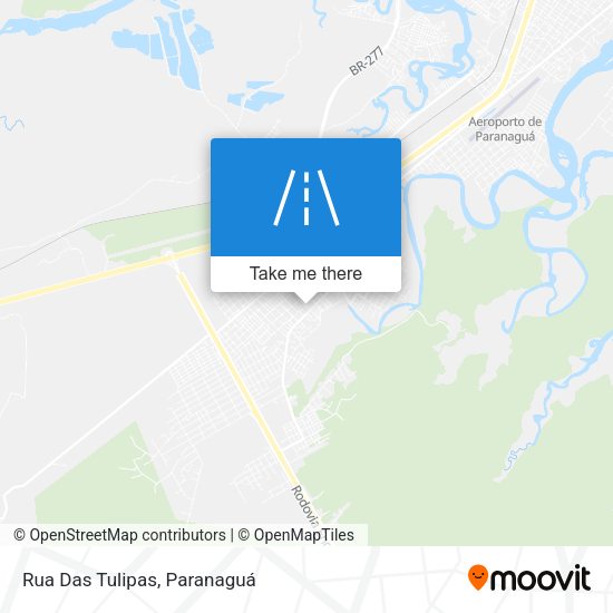 Rua Das Tulipas map