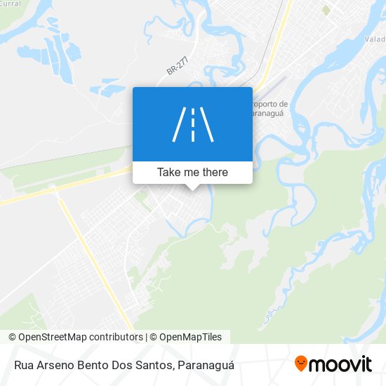 Rua Arseno Bento Dos Santos map