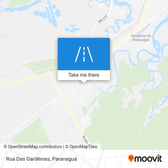 Rua Das Gardênias map