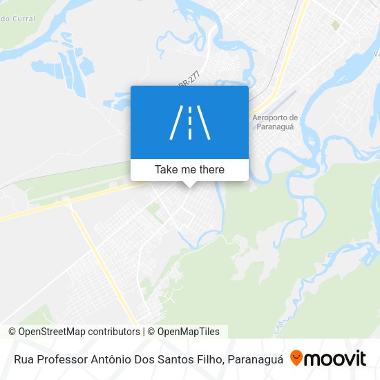 Rua Professor Antônio Dos Santos Filho map