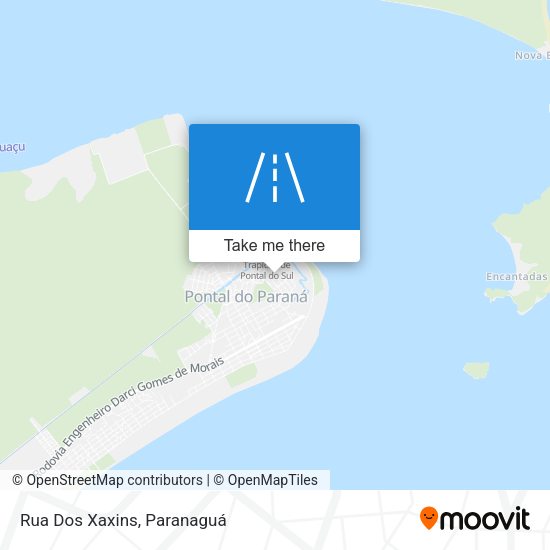 Rua Dos Xaxins map