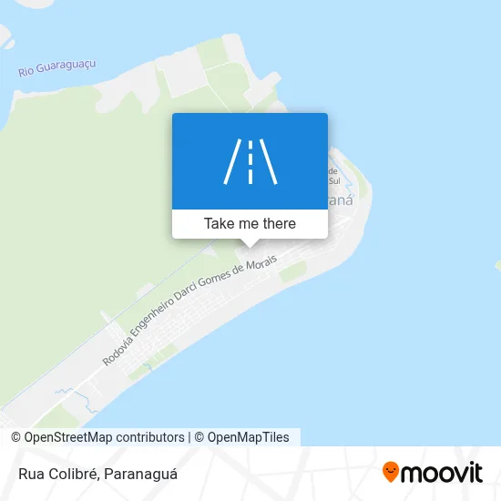 Rua Colibré map