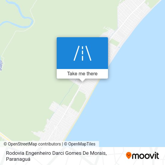 Rodovia Engenheiro Darci Gomes De Morais map