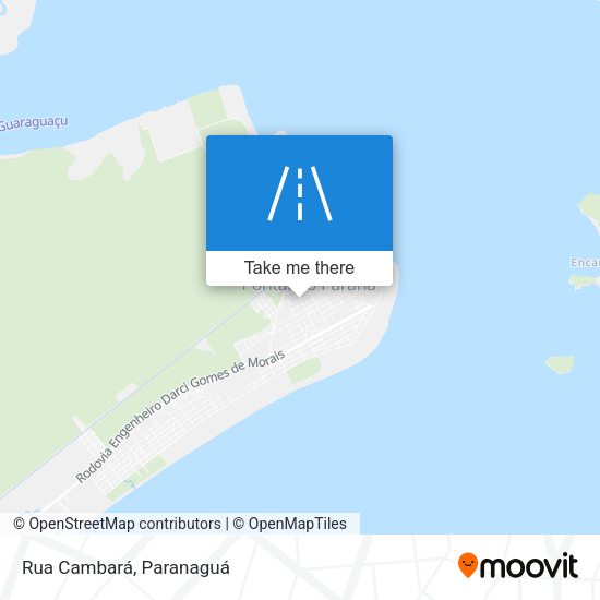 Rua Cambará map