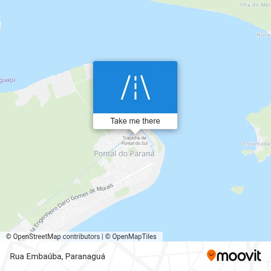 Rua Embaúba map